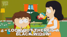 look out theres a black widow jimmy south park s13e5