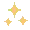 three yellow stars are shining on a white background .