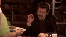 Give Me All The Bacon And Eggs You Have GIF - Nick Offerman Ron Swanson Bacon GIFs