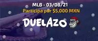 a baseball glove with a baseball in it and the words duelazo on it