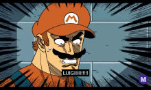 Anime Luigi GIF - Anime Luigi Mad GIFs