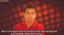 Scott GIF - Keeping Up With The Kardashians Scott Disick Red Wig GIFs
