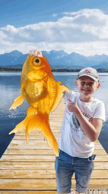 White Kid Big Fish GIF