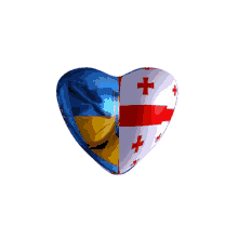 georgia flag heart ninisjgufi ukraine