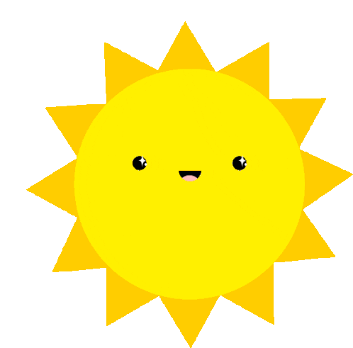 Sun Smiling Sticker - Sun Smiling Cute Stickers