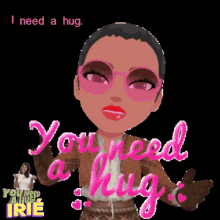 You Need A Hug Ii Need Hug GIF - You Need A Hug Ii Need Hug Lignon Cynthia GIFs