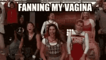 Fanning My Vagina Glee GIF