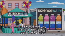 Marge Simpson Over Hydrated GIF - Marge Simpson Over Hydrated Science Water GIFs