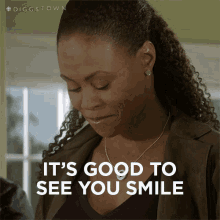 Its Good To See You Smile Marcie GIF - Its Good To See You Smile Marcie Marcie Diggs GIFs
