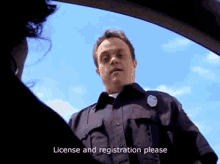 license police cop registration please