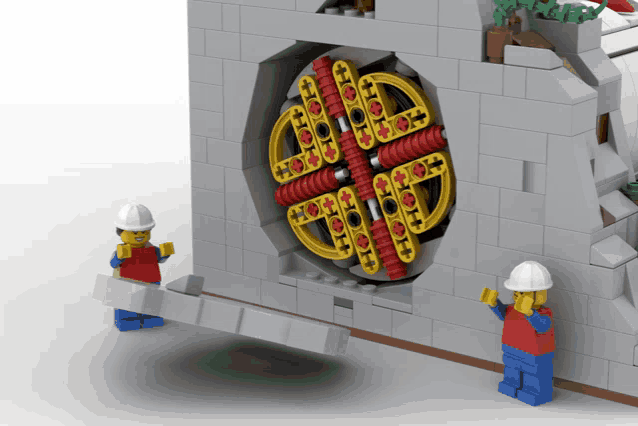 Lego tunnel boring machine best sale