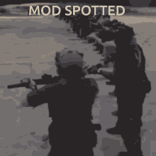 mod spotted firing squad shoot
