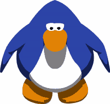 penguin blue