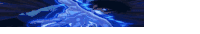 a man is being struck by a blue lightning bolt in a dark room .