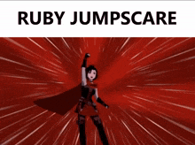 Ruby Jumpscare Rwby Jumpscare GIF - Ruby Jumpscare Rwby Jumpscare Ruby Rose GIFs