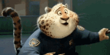 officer clawhauser cute aww zootopia leopard
