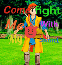 Dragon Quest8 Come Fight Me With My Sword GIF - Dragon Quest8 Come Fight Me With My Sword Fight GIFs