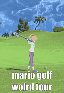 Mario Golf Mario Golf World Tour GIF