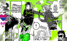 the word shove that is on a drawing