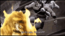 a man in a superhero costume says so it 's you , polnareff
