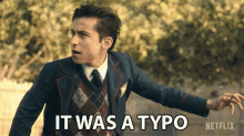 It Was A Typo Aidan Gallagher GIF - It Was A Typo Aidan Gallagher Number Five GIFs
