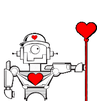 Vector Bot Alpha Sticker - Vector Bot Alpha Heart Trooper Stickers