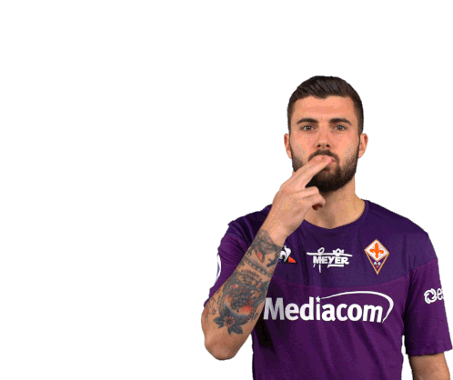 Patrick Cutrone Italian Footballer Sticker - Patrick Cutrone Italian Footballer Acf Fiorentina Stickers