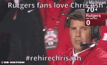 Rutgers Chrisash GIF - Rutgers Chrisash Rehirechrisash GIFs