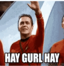 Hay Gurl Hay Hey Girl GIF - Hay Gurl Hay Hey Girl Wave GIFs