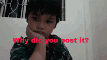 Why Did You Post It GIF - Why Did You Post It GIFs