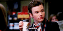 glee kurt hummel its delicious delicious it is delicious