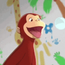 Curious George Bubble GIF