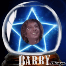 barry barry name snow globe barry manilow blingee
