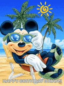 Summer Mickey Mouse GIF