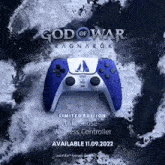 a limited edition dualsense wireless controller for god of war ragnarok is being released .