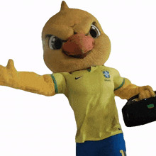 samba canarinho mascote comemoracao cbf