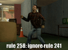 Rule 258 GIF - Rule 258 Ignore Rule GIFs