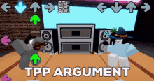 tpp argument roblox funky friday