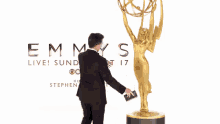 Emmys GIF - Award Stephen Colbert Emmys GIFs