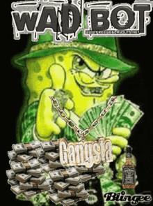 Wadbot Gangster Wadbot GIF - Wadbot Gangster Wadbot Gangster Spongebob GIFs