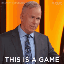 This Is A Game Gerry Dee GIF - This Is A Game Gerry Dee Family Feud Canada GIFs