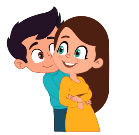 Sweet Hug Sticker - Sweet Hug Couple Stickers