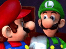 Luigi Mario GIF - Luigi Mario Slap GIFs
