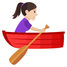 a rowing