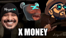 a man wearing a beanie that says blizzard is smiling