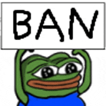 Banned Pepe GIF