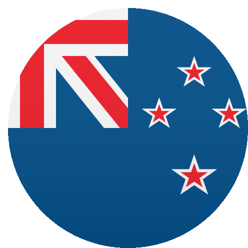New Zealand Flags Sticker - New Zealand Flags Joypixels Stickers