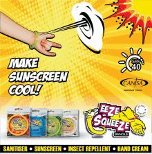 Make Sunscreen Cool Sanitise GIF - Make Sunscreen Cool Sanitise Proudly Sa GIFs