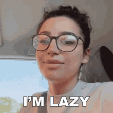 Im Lazy Melissa GIF - Im Lazy Melissa Nufo GIFs