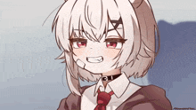 a drawing of a girl with a bandage on her mouth